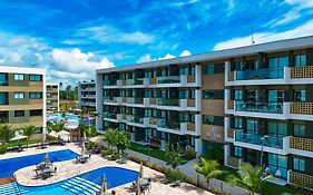 Flat Luxo Oasis do Mana 350m da praia, Polo Aquático-2Qts, 2Gar